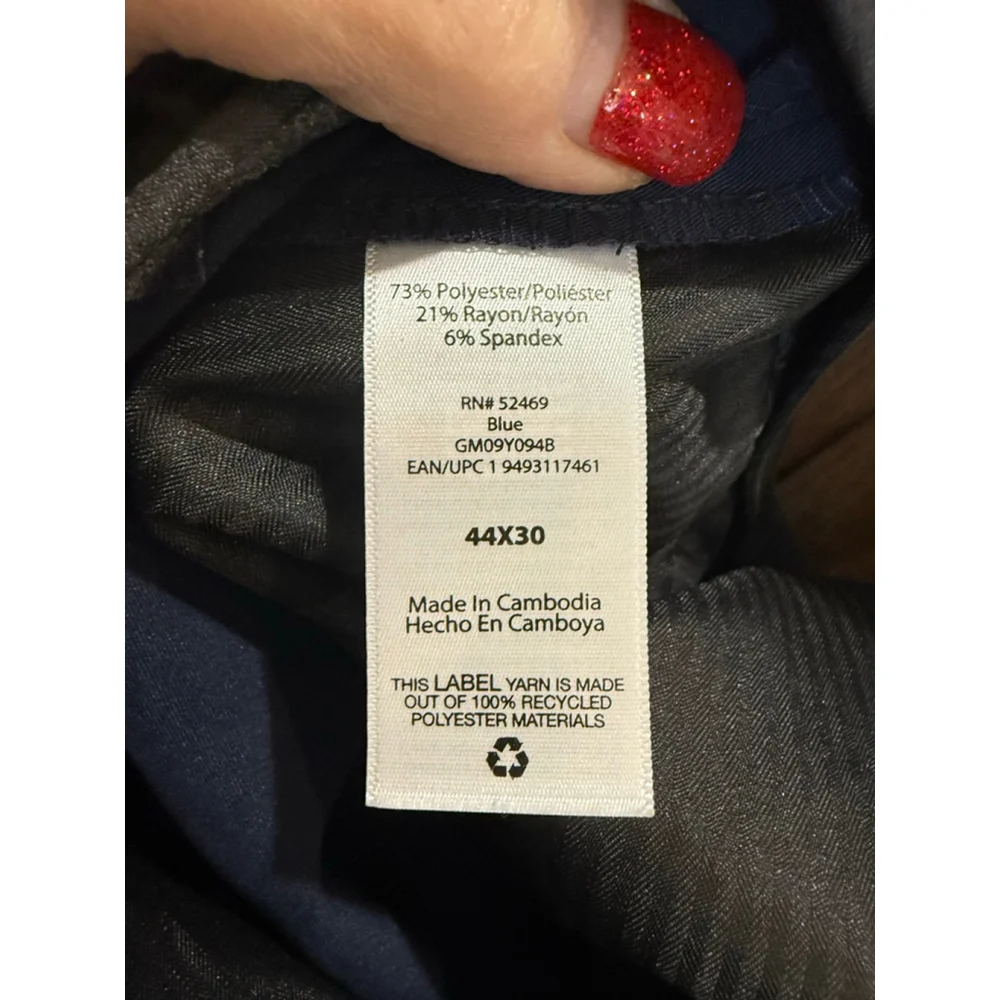 Women's Elie Tahari Black Pinstripe Trousers Size 10